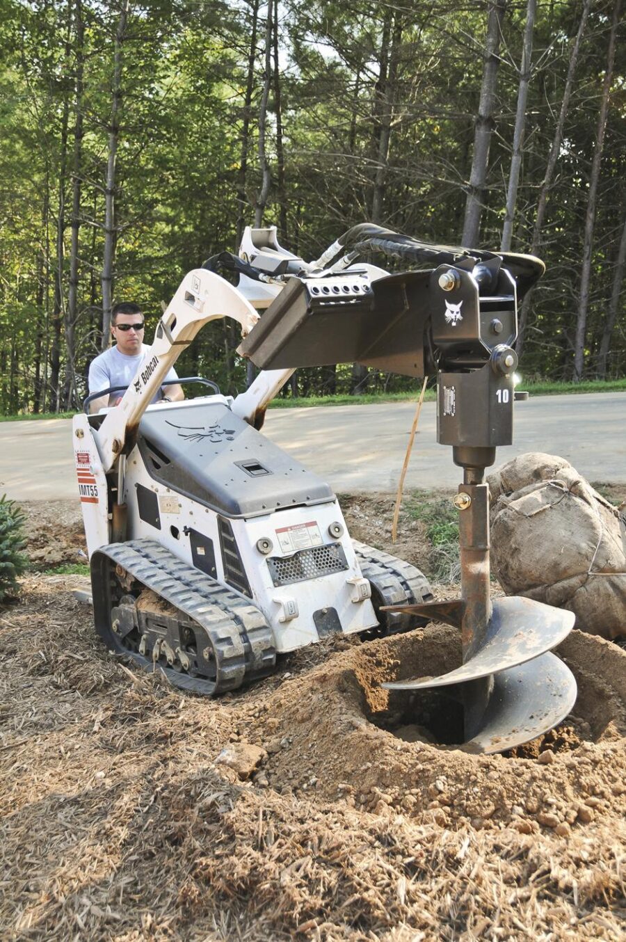 Augers 6 mini skid auger