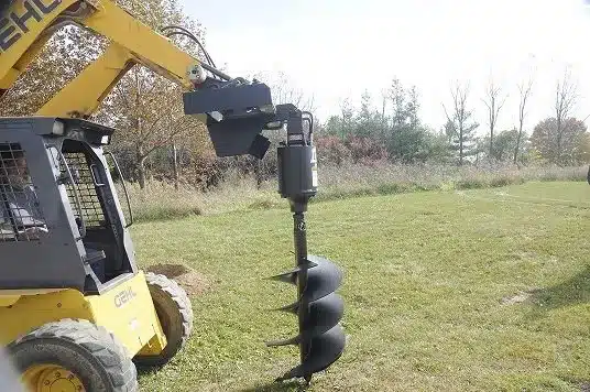 skid loader auger 1