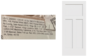 Bayer Built - Pre Hung A3 3 Panel Right Hinge