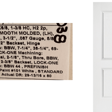 Bayer Built H2 2 Panel Left Hinge