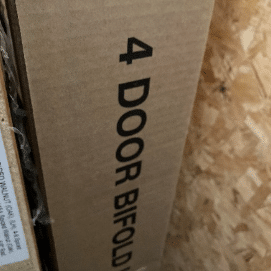 Bayer Built Pre Hung Flush Panel BiFold Unit