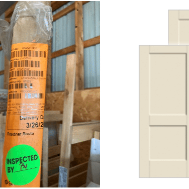 ThermaTru Smooth-Star Exterior Door Left Hinge