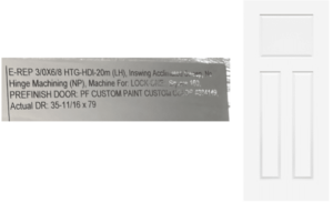 Bayer Built Left Hinge - Inswing 3/0 x 6/8