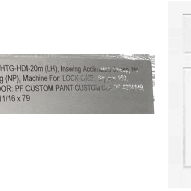 Bayer Built Left Hinge - Inswing 3/0 x 6/8