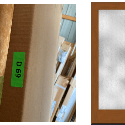 ThermaTru Full Lite Shaker Flush-Glazed