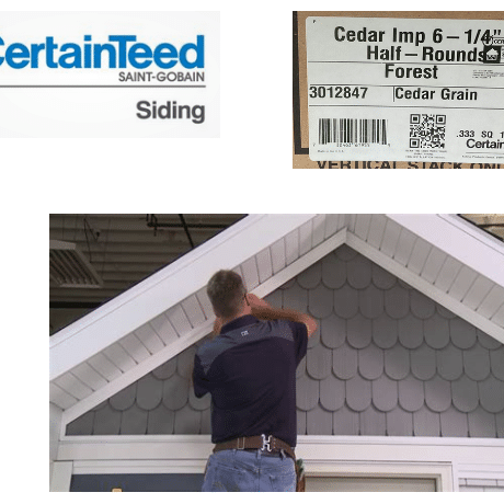 Cedar Impressions 6-1/4" Half-Rounds