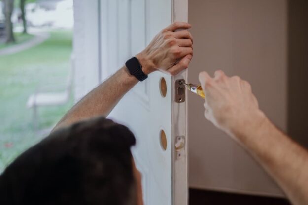 Repairing door Repairing door