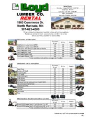 rental brochure